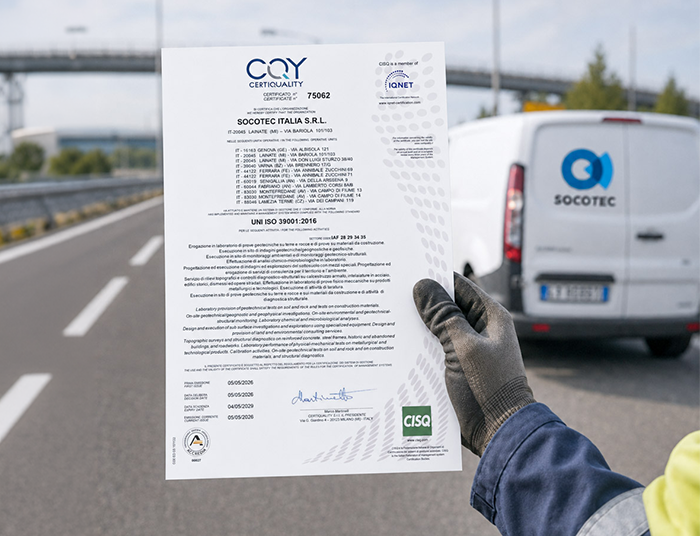 certificazione uni iso 39001 2016