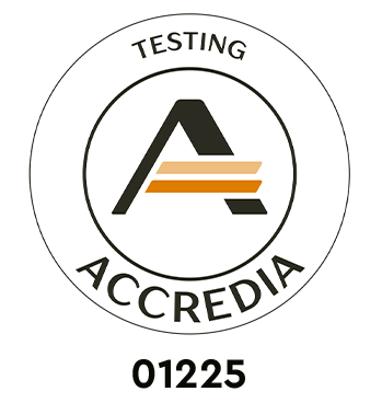 Logo accredia Tecnolab