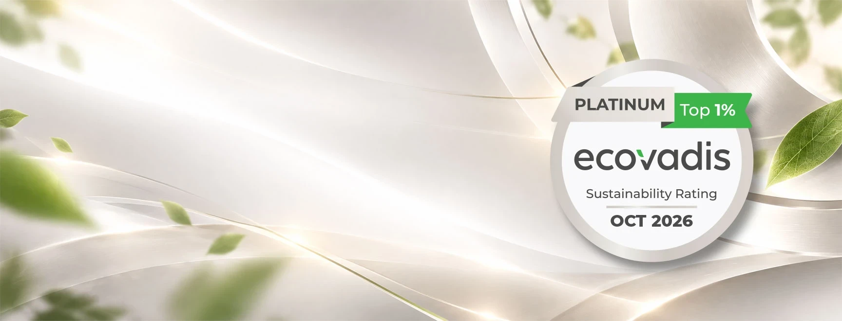 Ecovadis platinum 2026