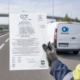 SOCOTEC Italia ottiene la certificazione UNI ISO 39001:2016
